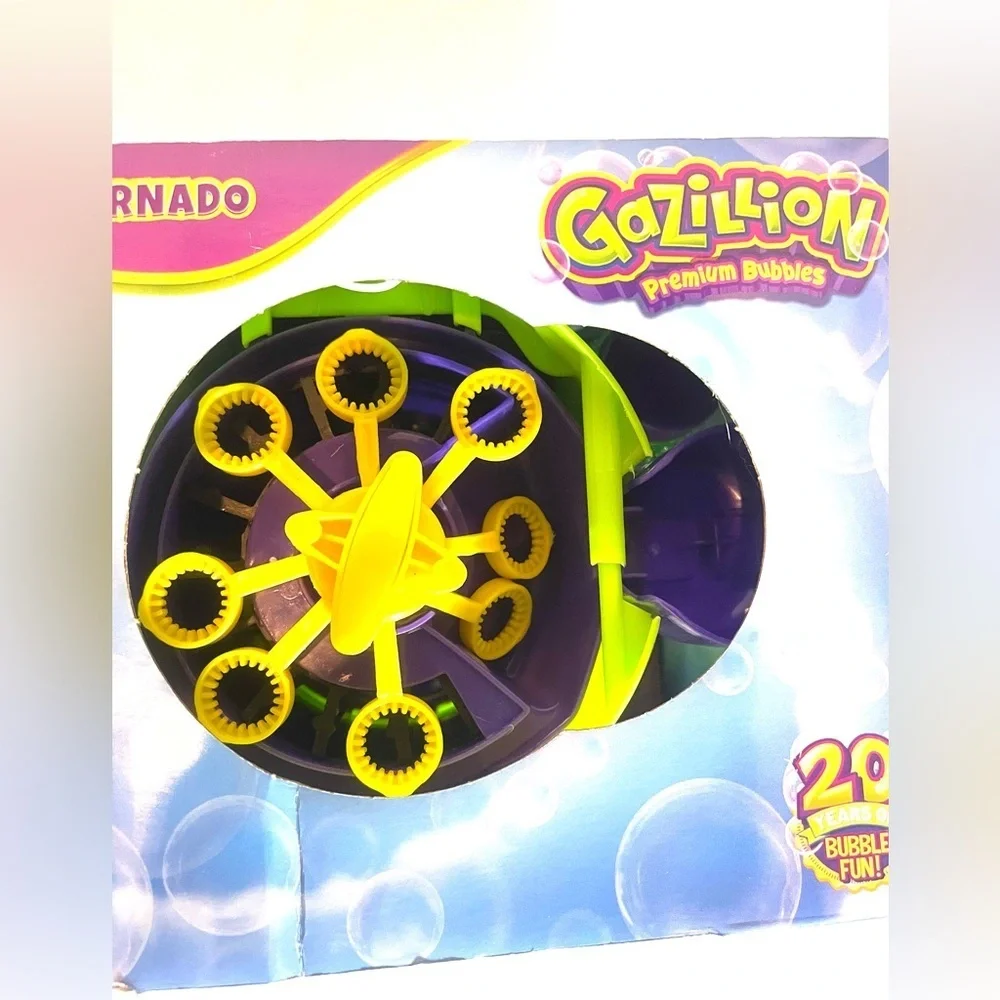 Gazillion Premium Bubble Machine Tornado Kids Outdoor Toy NEW